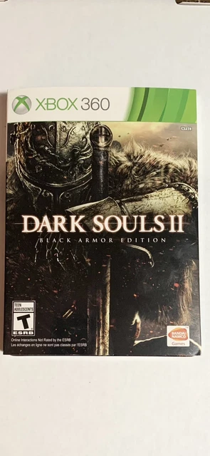 Dark Souls II Black Armor Edition Xbox 360 Steelbook Complete With Sleeve Dark Souls II Black Armor Edition Xbox 360 Steelbook Complete With Sleeve