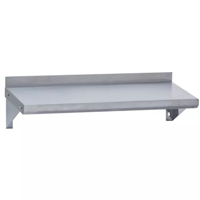 Stainless Steel Commercial Wall Mounted Shelf 12X24