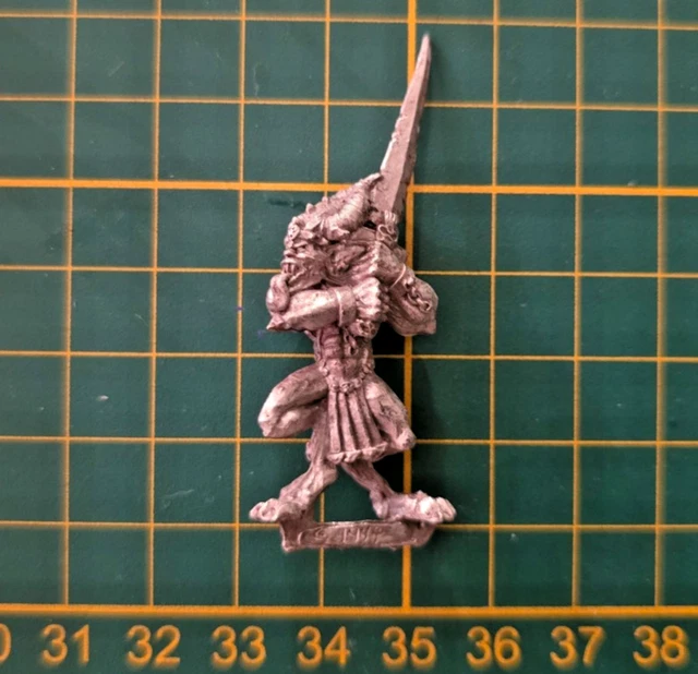 Figurines Warhammer Old World Chaos - Khorne Bloodletter Sanguinaire Diaz Axe - Métal OOP