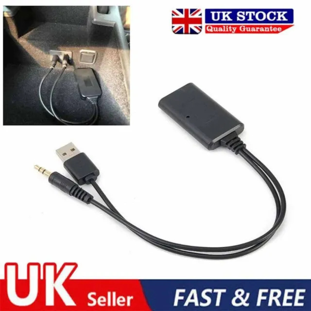For BMW E90 E91 E92 E93 Car Auto Bluetooth Radio AUX USB Cable Adapter 12V UK