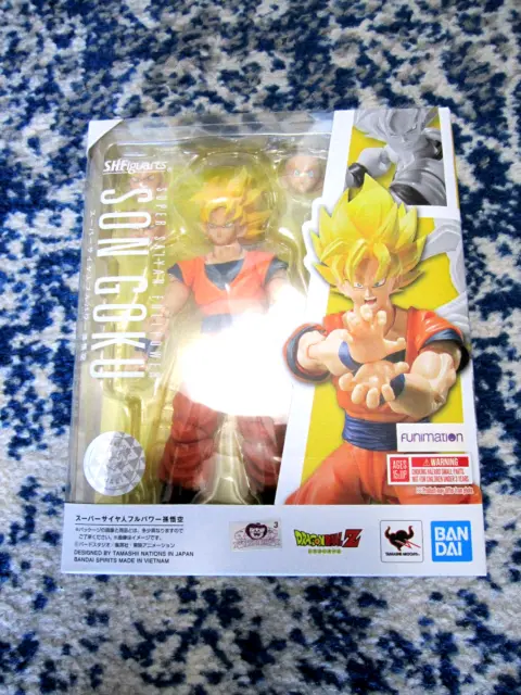 NEW Authentic Tamashii SH Figuarts Dragon Ball Z Super Saiyan Full Power Goku