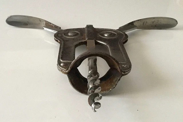 Rare vintage owl corkscrew prima metà 1900.