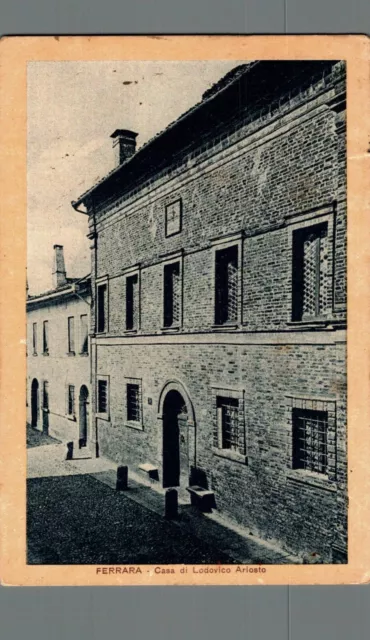 Ferrara casa di Lodovico Ariosto F. piccolo  spedita