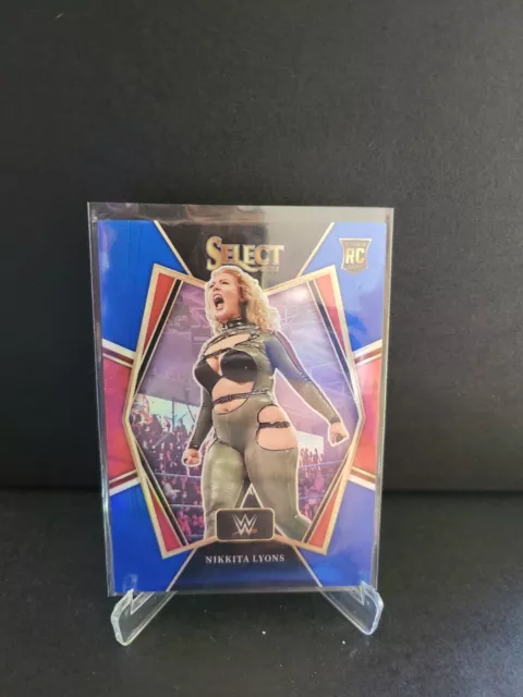 2022 Panini Select WWE - Blue Nikkita Lyons RC /199 - NXT 2.0