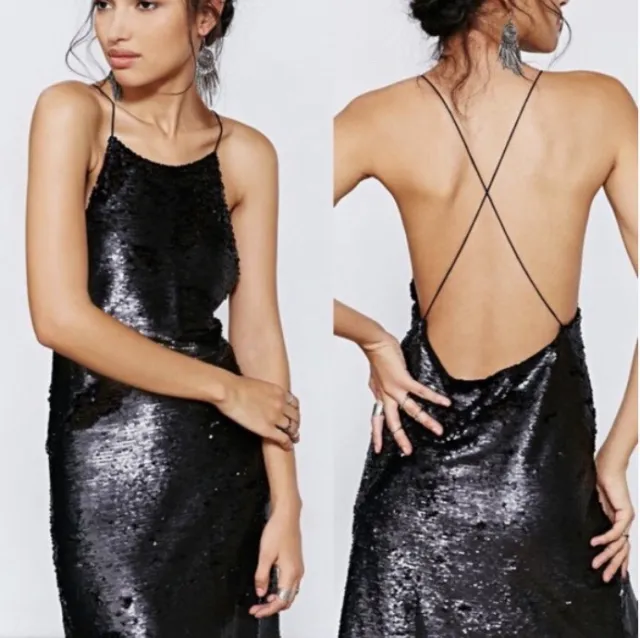 Urban Outfitters Ecote Ella Sequin Dress XS Retails $119