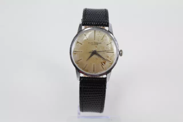 Mens Baume & Mercier Dress Style WRISTWATCH Hand-Wind Working