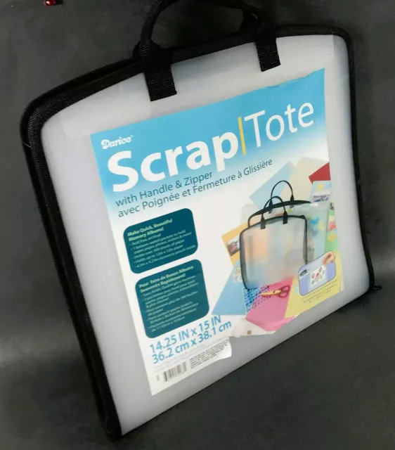 Bolso de Mano Darice Plastic Craft grande de chatarra 7 bolsillos interiores