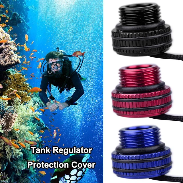 Tapa protectora Tanque de oxígeno tapón de polvo Válvula de tanque de buceo