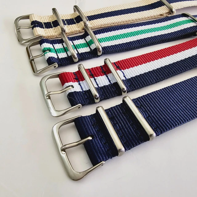 Cinturino Per Orologio In Nylon Di Alta Qualà 18mm 20mm 22mm - Foto 8