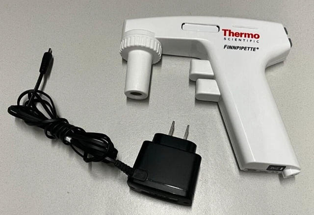Thermo Scientific S1 Electronic Pipet Filler- White 9501 w/ Charger