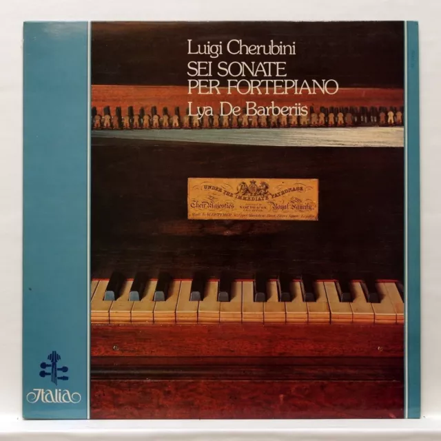 LYA DE BARBERIIS - CHERUBINI 6 sonatas for pianoforte ITALIA LP EX++