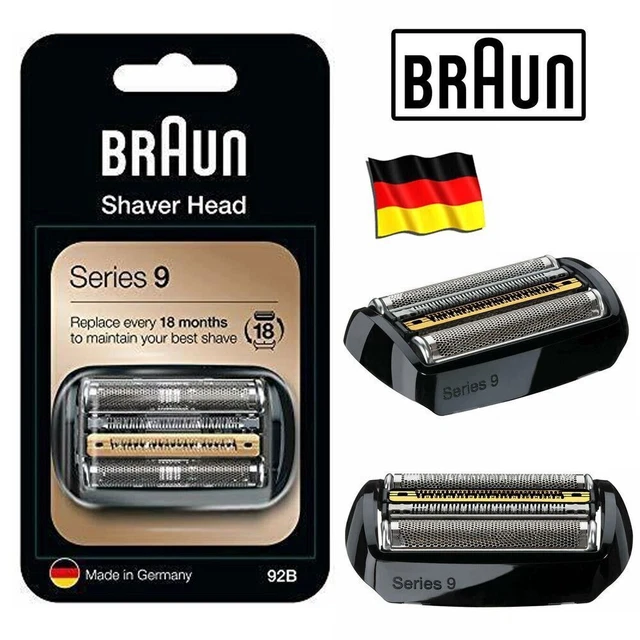 BRAUN 92B ELEKTRO-RASIERER kompati Series 9 Scherkopf Ersatzscherkopf ...