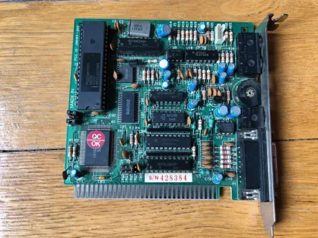 Sound Blaster Pro clone 8 bit ISA sound card vintage - tested works Like CT1350B