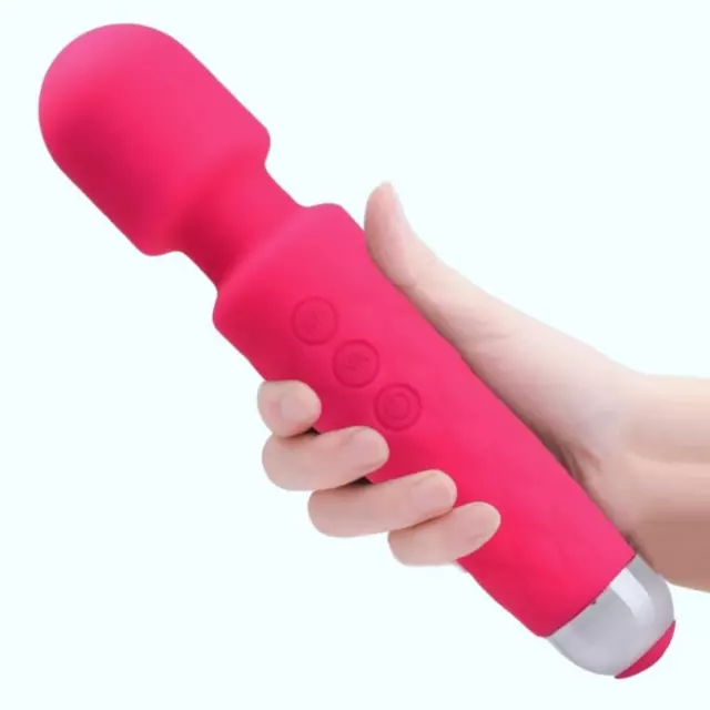 Handheld Massager 20 Speed Wand Vibrating Massage Magic Full Body Therapy Motor