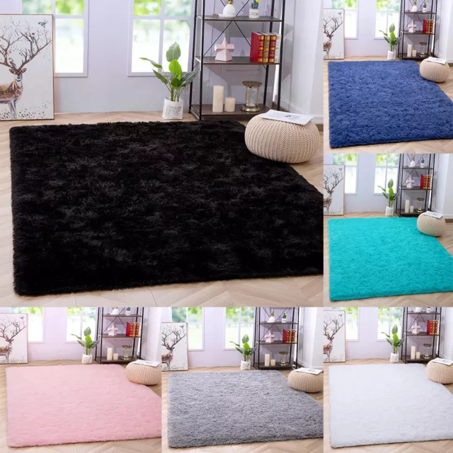 Luxury Fluffy Rug Ultra Soft Shag Carpet For Bedroom Living Room Big Area Rugs