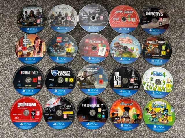 Sony Playstation 4 (PS4) Disc Only Video Games - Multi Offer Available (List 2)