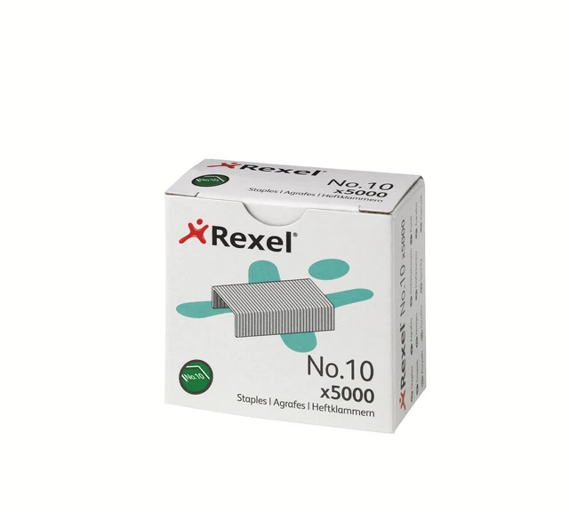 Rexel No 10 4.5Mm Staples Pack 5000 06005