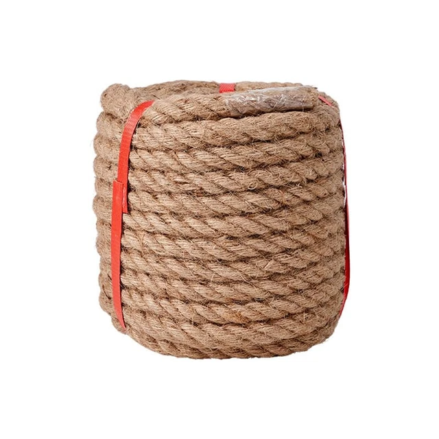 Matassa Di Corda Di Juta Naturale 12 Mm. Per Finure Decorative Su - 3