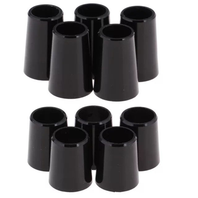 10 Pack .370/.335 Black Golf Ferrules for Irons Wood Shafts Club Accessories