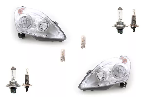 Scheinwerfer Set Halogen passend für Opel Zafira B 02/08- mit Leuc. links rechts