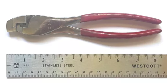 IBM Vintage Typewriter Repair Tool: Offset Pliers Crescent No. M-124 - 8" Long