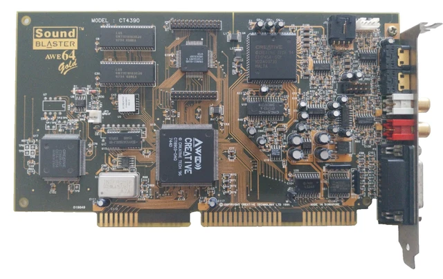 Carte Son Creative Sound Blaster SB16 IDE AWE32 CT3910 - Retro Gaming Occasion