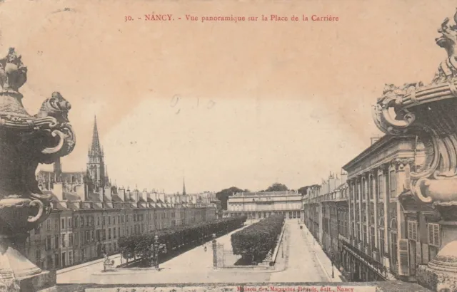 CPA 54 NANCY Panoramic View of Place de la Carrière