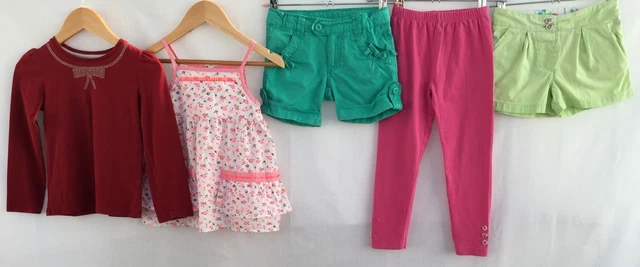 Pacchetto Abbigliamento Ragazze Età 3-4 M&S Toppa Zucca Autografo