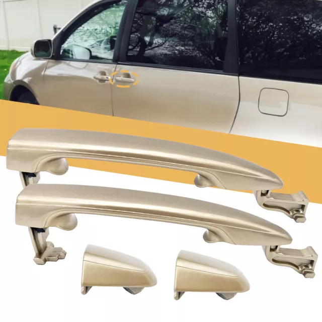 2X For 2004-2010 Toyota Sienna Rear Outside Exterior Door Handle Left Right EXC