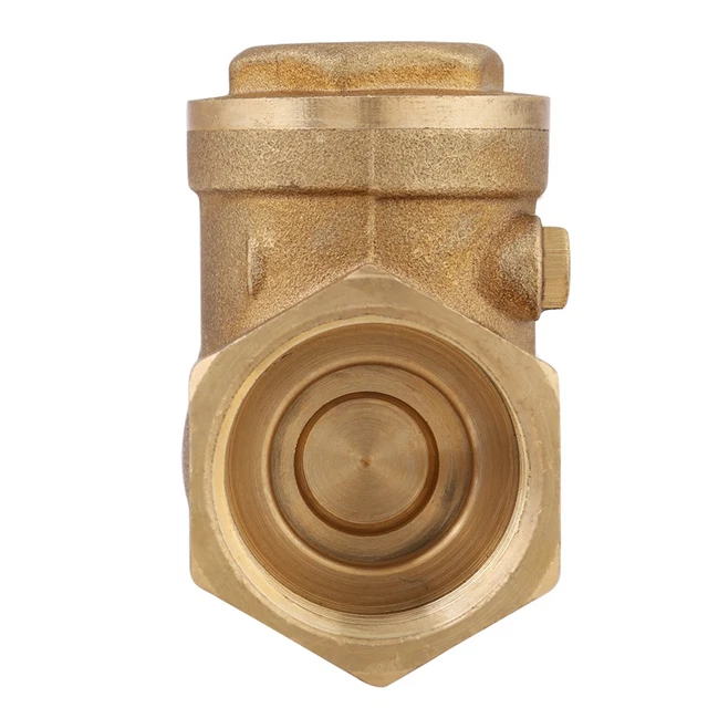 Clapet Anti Retour , DN40 BSP BSP 1-1/2 "filetage Femelle En Laiton à Battant 232PSI Empêche Le Retour D'eau 3,3 X 2,8 Pouces Clapet Anti-retour