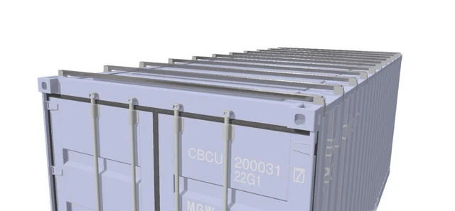 SHIPPING CONTAINER ROOF Uni-Strut Truss Fixing Bracket 20ft Container £ ...