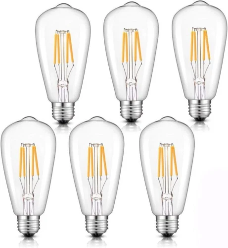 Dimmable LED Edison Bulb Vintage Light 40w Retro Old Fashioned E27 ST64...