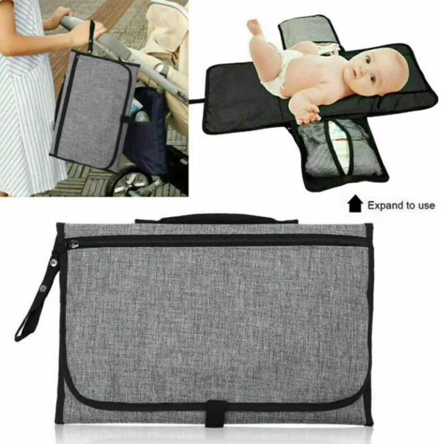 Portable Foldable Washable Baby Waterproof Travel Nappy Diaper Changing Mat Pad