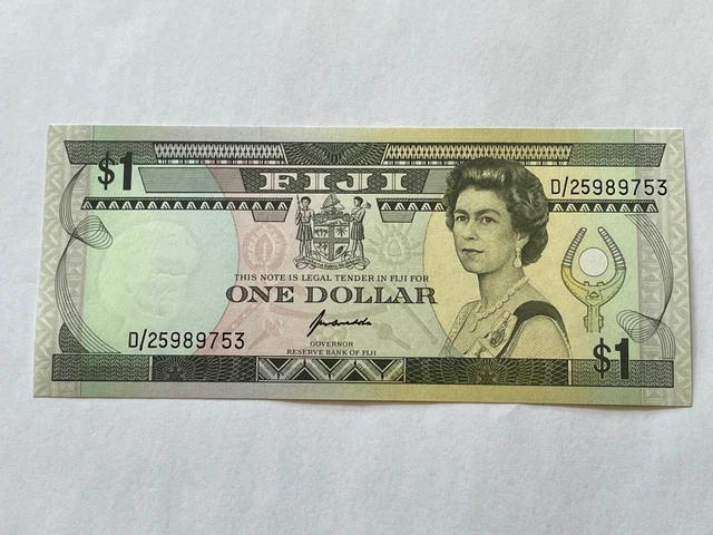 Ticket Fiji One Dollar (10-12/1)