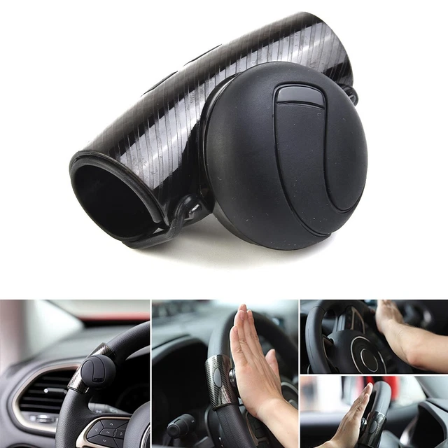 Pommeau de volant rotatif blanc