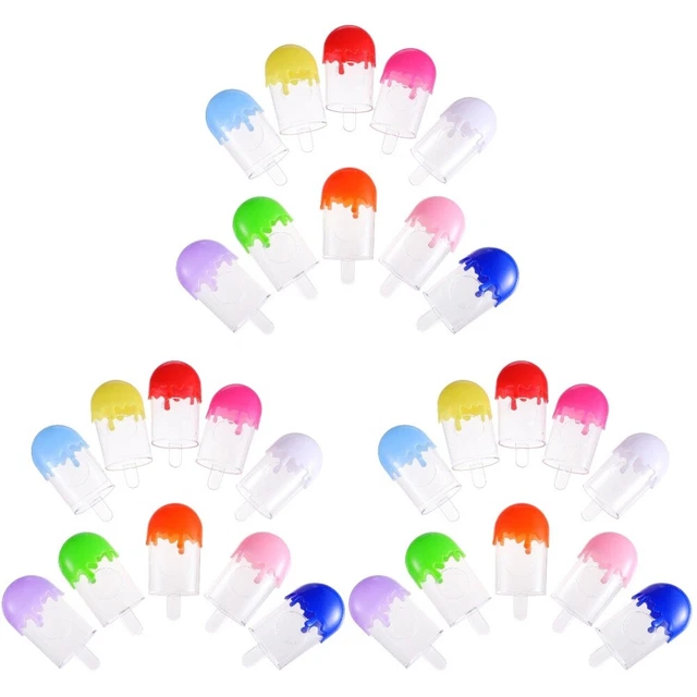 30 Pcs Plastik Eiscreme-Wimpern-Box Reisen Reisebehälter Fall Für Falsche