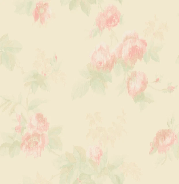 FLORAL WALLPAPER ROSE Wallpaper Watercolor Wallpaper Vintage Wallpaper