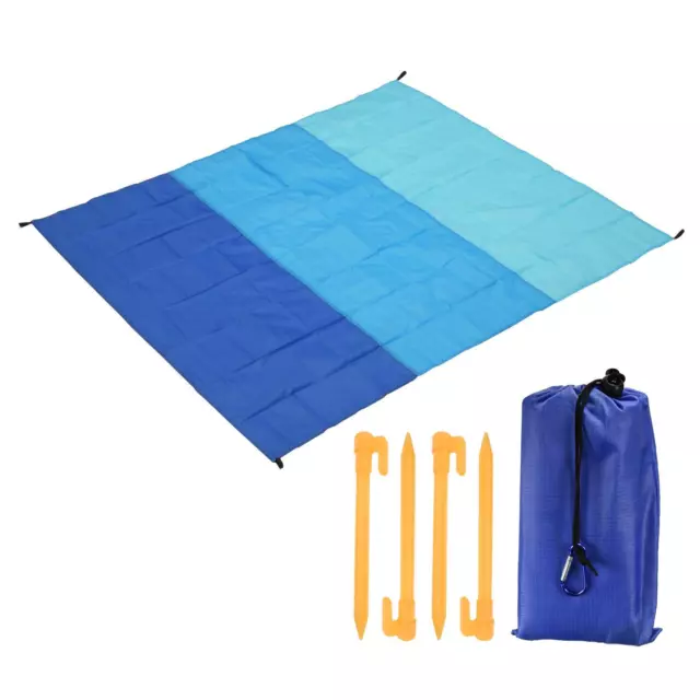 59" x 57" Manta de Playa, Impermeable Picnic Estera para Campamento, Cielo Azul