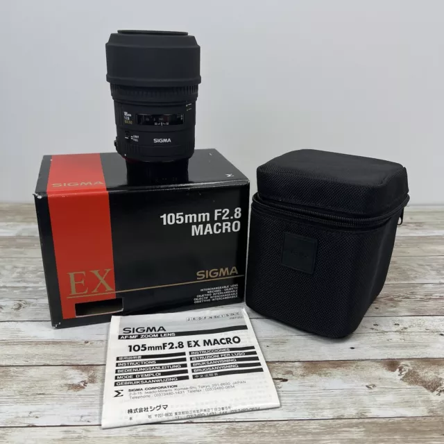 SIGMA 105mm F2.8 EX DG MACRO for Canon