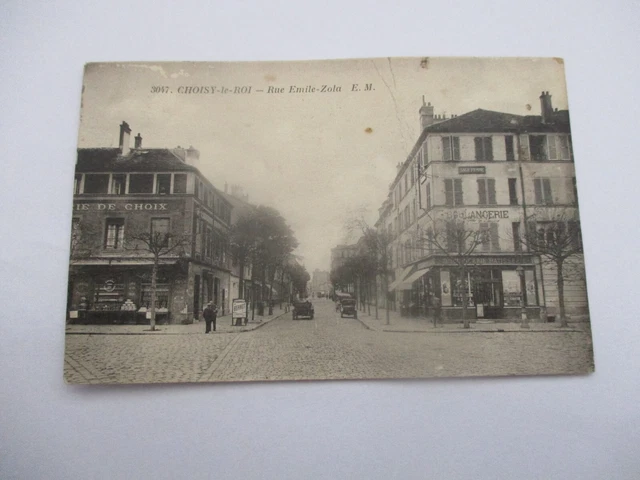 Cpa Val De Marne 94 Choisy Le Roi Rue Emile Zola