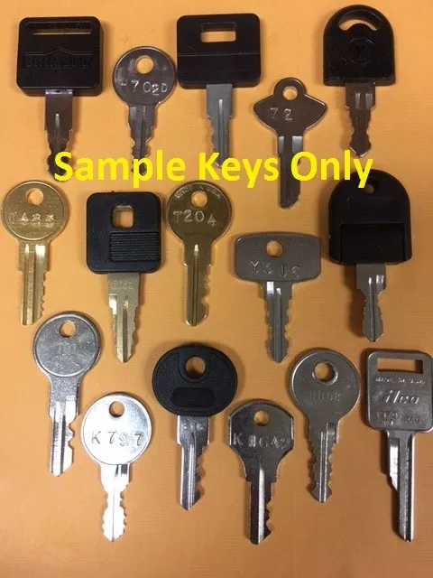 Waterloo Husky Craftsman Kennedy Tool Box Keys Cut to Your Code