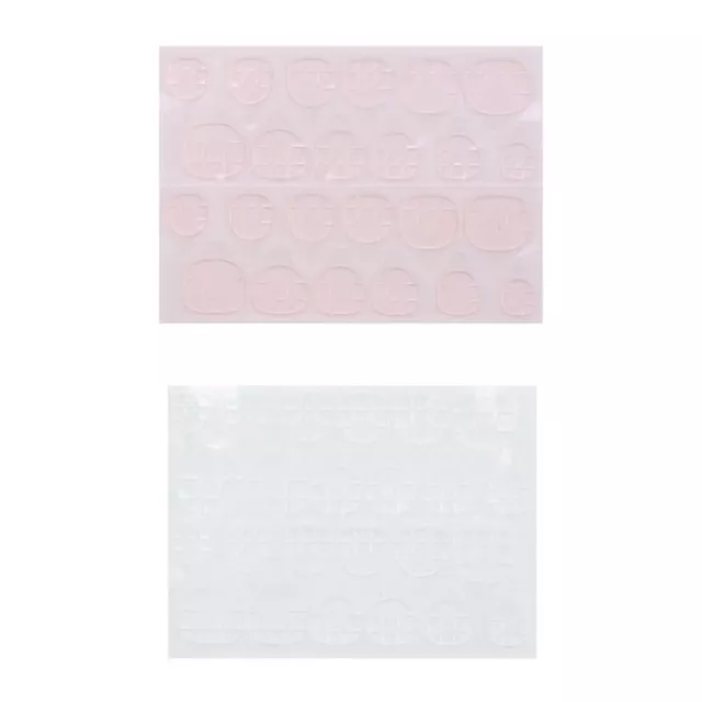 24x Double-sided Nail Art Sticker Breathable Jelly Adhesive Tabs Decoration