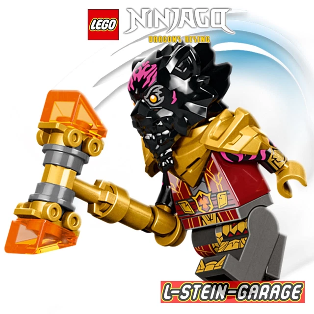 LEGO® NINJAGO FIGUR aus Set 71793 Lord Ras mit einem goldenen Hammer NEU EUR 14,99 PicClick DE