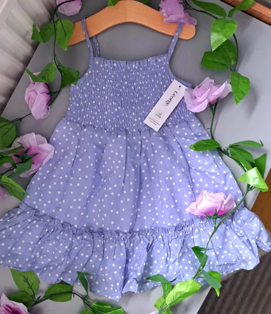 Baby Girl 12-18 Months BNWT George Smocked Dress