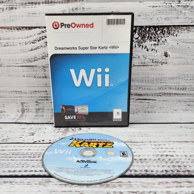 Super Star Kartz Authentic Nintendo Wii Disc In Generic Case Tested Works Great
