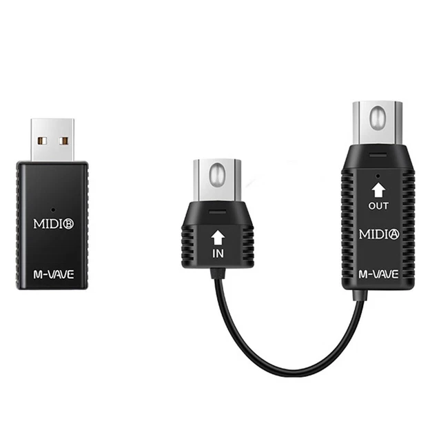 Cavo MIDI FORE - Interfaccia MIDI A USB Con Ingresso/Uscita Per Windows/Mac - Foto 3
