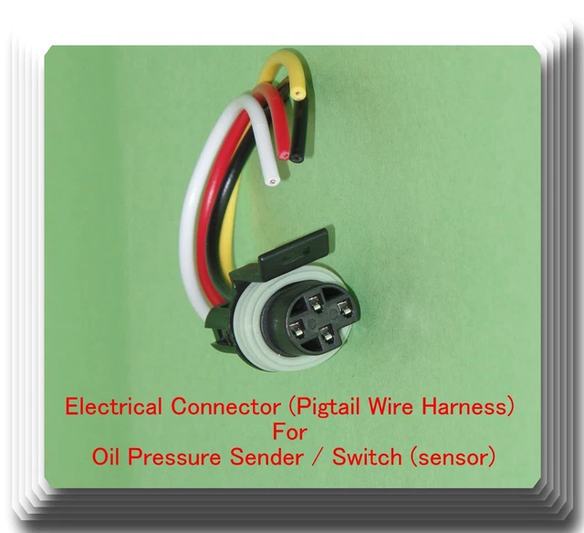 4 WIRES ELECTRICAL Connector of Oil Pressure Sensor Switch PS258 Fits