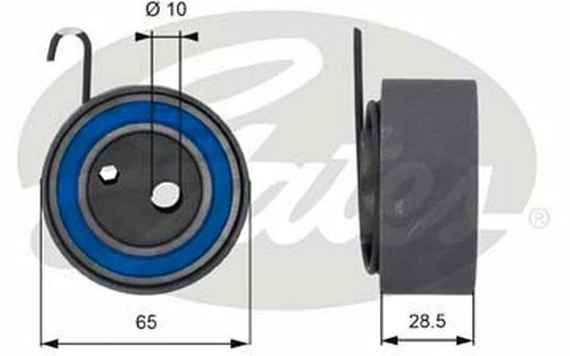 GATES Galet tendeur pour OPEL ASTRA CORSA MERIVA COMBO T43144 - Mister Auto