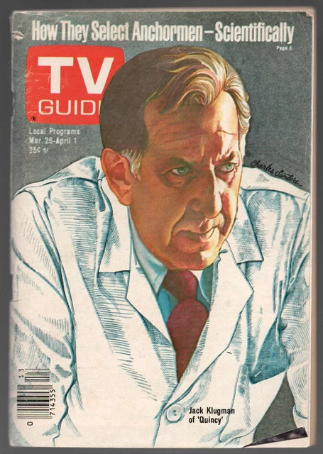 TV Guide Mar 26 1977 East New England Jack Klugman Quincy Happy Days Erin Moran
