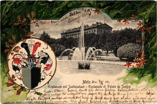 CPA AK METZ Esplanade with Palace of Justice (393327)